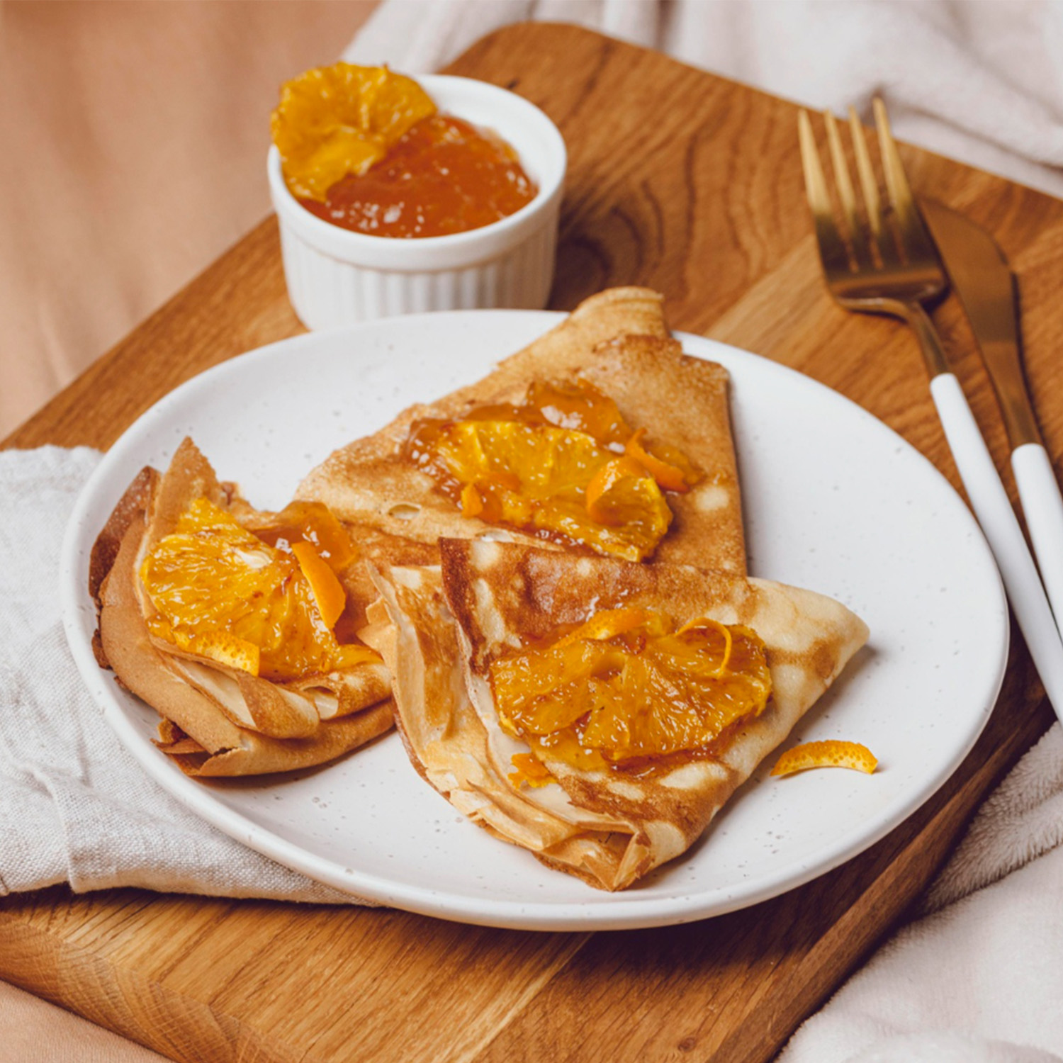 Crêpes suzette